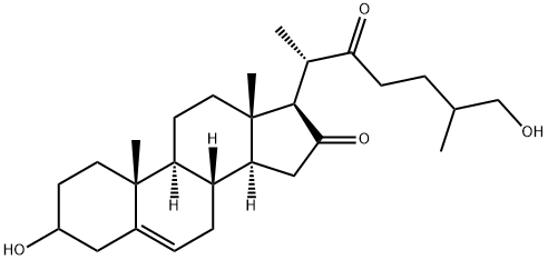 3,26-Dihydroxycholest-5-ene-16,22-dione Struktur