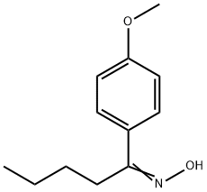 1-(4-Methoxyphenyl)-1-pentanone oxime Struktur