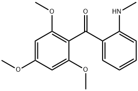 [2-(Methylamino)phenyl](2,4,6-trimethoxyphenyl)methanone Struktur