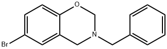 6-Bromo-3,4-dihydro-3-(phenylmethyl)-2H-1,3-benzoxazine Struktur