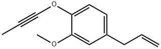 2-Methoxy-4-(2-propenyl)-1-(1-propynyloxy)benzene Struktur