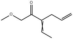 3-Ethylidene-1-methoxy-5-hexen-2-one Struktur