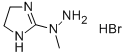 2-(1-METHYLHYDRAZINO)-4,5-DIHYDRO-1H-IMIDAZOLE HYDROBROMIDE Struktur