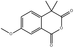 7-Methoxy-4,4-dimethyl-1H-2-benzopyran-1,3(4H)-dione Struktur