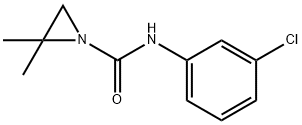 N-(3-Chlorophenyl)-2,2-dimethyl-1-aziridinecarboxamide Struktur