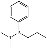 Propyl(dimethylamino)phenylborane Struktur