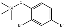 [(2,4-Dibromophenyl)oxy]trimethylsilane Struktur