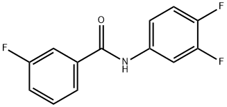 Benzamide, N-(3,4-difluorophenyl)-3-fluoro- (9CI) Struktur