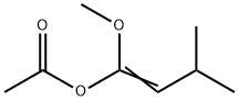 2-Methoxy-4-methyl-2-pentenoic acid methyl ester Struktur