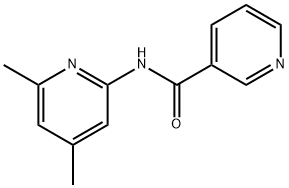 3-Pyridinecarboxamide,N-(4,6-dimethyl-2-pyridinyl)-(9CI) Struktur