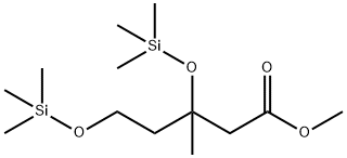 3-Methyl-3,5-bis(trimethylsiloxy)pentanoic acid methyl ester Struktur