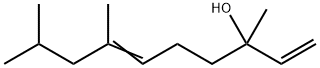 3,7,9-trimethyldeca-1,6-dien-3-ol Struktur