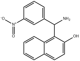 1-[AMINO-(3-NITRO-PHENYL)-METHYL]-NAPHTHALEN-2-OL Struktur