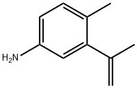 Benzenamine, 4-methyl-3-(1-methylethenyl)- (9CI) Struktur