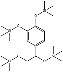 [[4-[1,2-Bis[(trimethylsilyl)oxy]ethyl]-1,2-phenylene]bis(oxy)]bis(trimethylsilane) Struktur