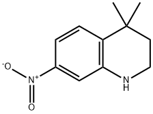 Quinoline, 1,2,3,4-tetrahydro-4,4-diMethyl-7-nitro- Struktur