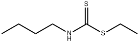 ethyl butyldithiocarbamate Struktur