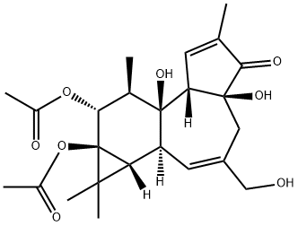 4ALPHA-PHORBOL-12,13-DIACETATE Struktur