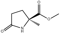 Proline, 2-methyl-5-oxo-, methyl ester (9CI) Struktur