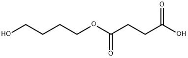 (4-hydroxybutyl) hydrogen succinate Struktur