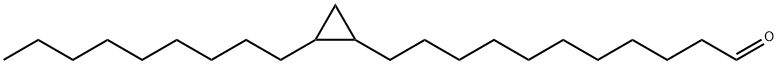 2-Nonylcyclopropaneundecanal Struktur