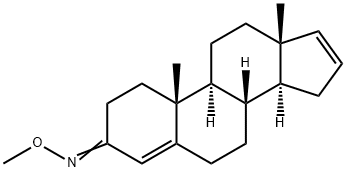 アンドロスタ-4,16-ジエン-3-オンO-メチルオキシム 化學構造式
