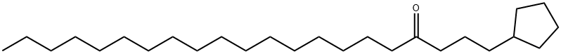 1-Cyclopentylhenicosan-4-one Struktur