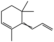 1,5,5-Trimethyl-6-(2-propenylidene)-1-cyclohexene Struktur