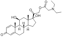 prednisolamate  Struktur