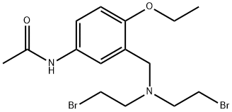 3'-[[Bis(2-bromoethyl)amino]methyl]-4'-ethoxyacetanilide Struktur