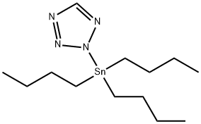 2-TRI-N-BUTYLSTANNYLTETRAZOLE Struktur