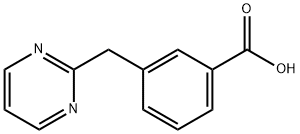 Benzoic acid, 3-(2-pyrimidinylmethyl)- (9CI) Struktur