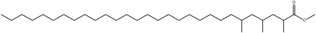 2,4,6-Trimethylnonacosanoic acid methyl ester Struktur