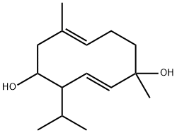 1,7-Dimethyl-4-(1-methylethyl)-2,7-cyclodecadiene-1,5-diol Struktur