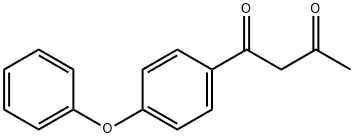 1-(4-phenoxyphenyl)butane-1,3-dione Struktur