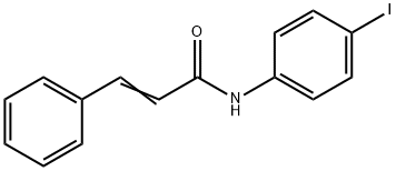 N-(4-Iodophenyl)-3-phenylpropenamide Struktur