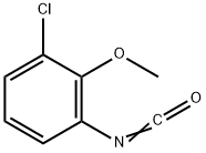 3-Chloro-2-methoxyphenyl isocyanate Struktur