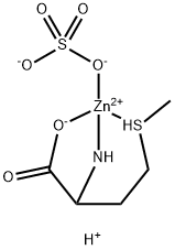 Hydrogen-(CL-methioninato-N,O,S)[sulfato(2-)-O]zincat(1-)