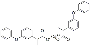 calcium 2-(3-phenoxyphenyl)propionate Struktur