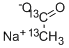 SODIUM ACETATE-13C2 Struktur