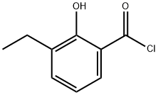 Benzoyl chloride, 3-ethyl-2-hydroxy- (9CI) Struktur