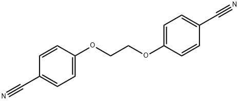 1,2-Bis(4-cyanophenoxy)ethane Struktur