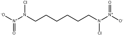 N,N'-Dichloro-N,N'-dinitro-1,6-hexanediamine Struktur