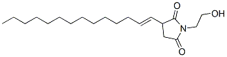 1-(2-hydroxyethyl)-3-(tetradecenyl)pyrrolidine-2,5-dione Struktur