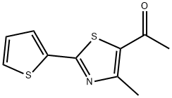 1-[4-METHYL-2-(2-THIENYL)-1,3-THIAZOL-5-YL]-1-ETHANONE Struktur