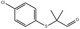 2-[(4-CHLOROPHENYL)SULFANYL]-2-METHYLPROPANAL Struktur