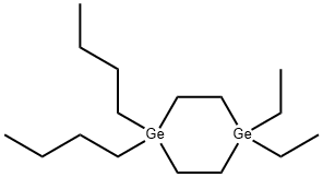 1,1-Dibutyl-4,4-diethyl-1,4-digermacyclohexane Struktur