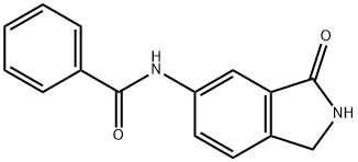 Benzamide, N-(2,3-dihydro-3-oxo-1H-isoindol-5-yl)- (9CI) Struktur