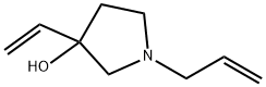 3-Pyrrolidinol, 3-ethenyl-1-(2-propenyl)- (9CI) Struktur