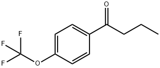 1-[4-(Trifluoromethoxy)phenyl]butan-1-one Struktur